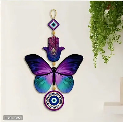 Wooden Made Wall Hanger for The Happiness and Prosperity, and Vastu Design Interior Exterior Wall Decor-thumb3