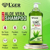 l'ger Aloe Vera Shampoo + Conditioner 2 In 1 Sollution For Men  Women  (1 L)-thumb2