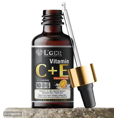 lger Vitamin C Face Serum - Skin Brightening Serum , Anti-Aging, Skin Repair, Supercharged Face Serum, Dark Circle, Fine Line  Sun Damage Corrector Face Serum  (30 ml)-thumb0
