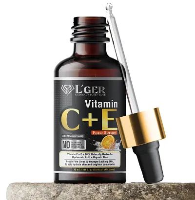 lger Vitamin C Face Serum - Skin Brightening Serum , Anti-Aging, Skin Repair, Supercharged Face Serum, Dark Circle, Fine Line  Sun Damage Corrector Face Serum  (30 ml)