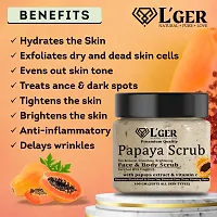 l'ger Bio Papaya Scrub With Vitamin C  E Revitalizing And Tan Removal Scrub  (100 g)-thumb3