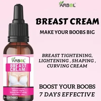 ARBOL Natural Breast Cream For Women Make your Boobs Big (Pack of 01*30 ML)-thumb0