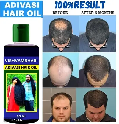 AAdivasi Hair Oil- 60 ml for Women and Men for Shiny Hair L (60 ml) Pack 1