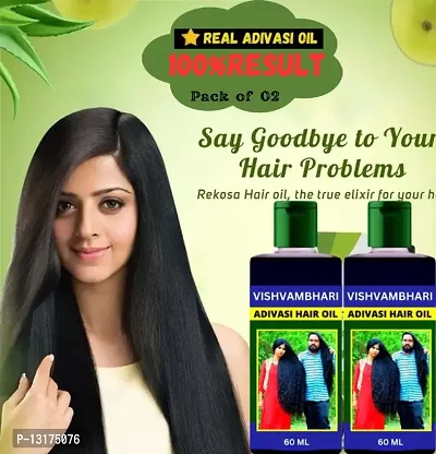 AAdivasi Hair Oil- 60 ml for Women and Men for Shiny Hair L (60 ml) Pack 1-thumb0