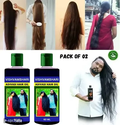 AAdivasi Hair Oil- 60 ml for Women and Men for Shiny Hair L (60 ml) Pack 1-thumb0