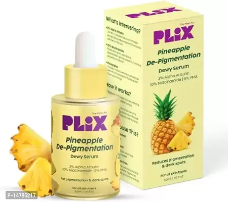 PLIIX  3% Tranexamic Acid + Mandelic Acid Skin Perfecting Dewy Face Serum (30 ml), For Women  Men | Hyperpigmentation  Dark Spots, With 2% Alpha Arbutin for Skin Brightening-thumb0