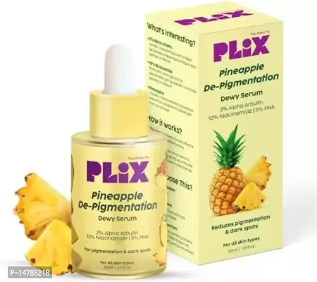PLIIXX  3% Tranexamic Acid + Mandelic Acid Skin Perfecting Dewy Face Serum (30 ml), For Women  Men | Hyperpigmentation  Dark Spots, With 2% Alpha Arbutin for Skin Brightening-thumb0