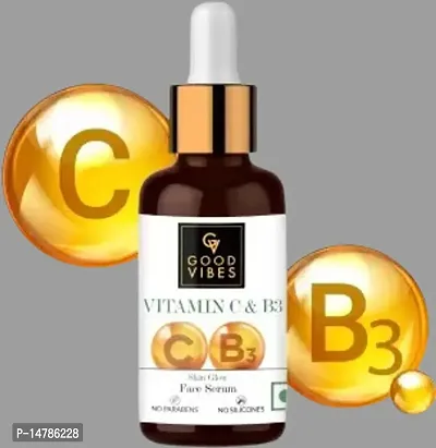 Good Vibees Vitamin C  Vitamin B3 Skin Glow Serum 30.ML PACK OF 01-thumb0