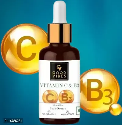 Good Vibees Vitamin C  Vitamin B3 Skin Glow Serum 30.ML PACK OF 01