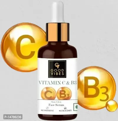 Good Vibees Vitamin C  Vitamin B3 Skin Glow Serum 30.ML PACK OF 01