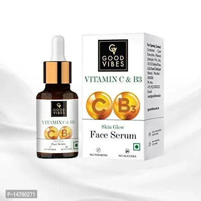 Good Vibees Vitamin C  Vitamin B3 Skin Glow Serum 30.ML PACK OF 01-thumb0