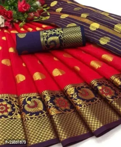 Stylish Fancy Designer Banarasi Silk Saree With Blouse Piece For Women-thumb0