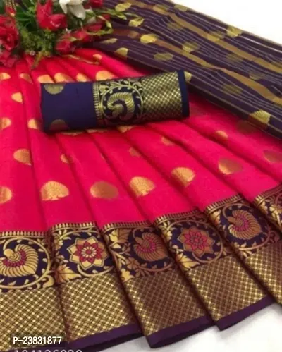 Stylish Fancy Designer Banarasi Silk Saree With Blouse Piece For Women-thumb2