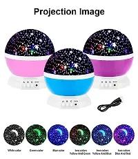 HNA GIFTING Crystal Diamond Table Lamp Dimmable Touch and Remote Control Romantic 16 Color Diamond Table Lamps USB Rechargable LED Night Stand Lamp (Multicolor, Pack of 1) (Star Master 01)-thumb3