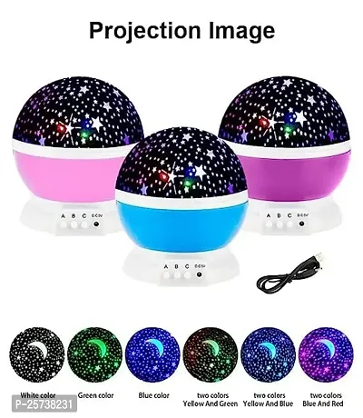 HNA GIFTING Crystal Diamond Table Lamp Dimmable Touch and Remote Control Romantic 16 Color Diamond Table Lamps USB Rechargable LED Night Stand Lamp (Multicolor, Pack of 1) (Star Master 01)-thumb4