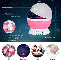 HNA GIFTING Crystal Diamond Table Lamp Dimmable Touch and Remote Control Romantic 16 Color Diamond Table Lamps USB Rechargable LED Night Stand Lamp (Multicolor, Pack of 1) (Star Master 01)-thumb2