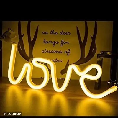 HNA GIFTING Love Neon LED Light Sign for Room Decoration Accessory,