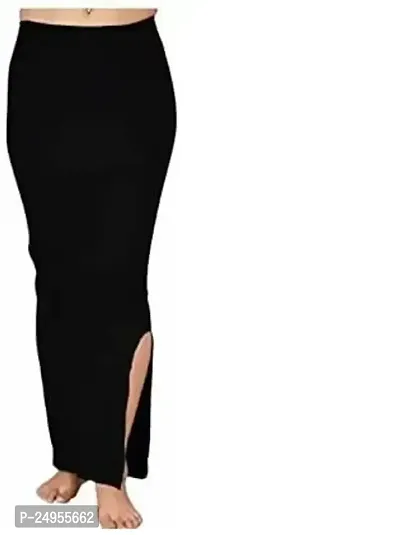 BUYONN Black Colour Saree Shapewear For Women Microfiber Lycra