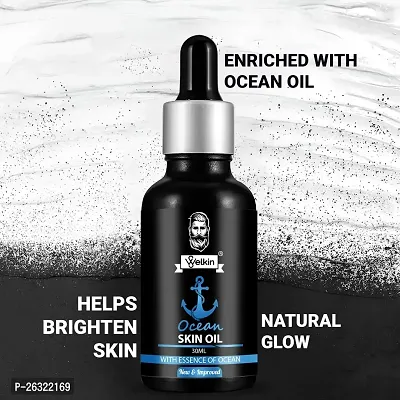 Welkin Ocean Skin Oil  Sea Breeze Face Scrub for Men-thumb2