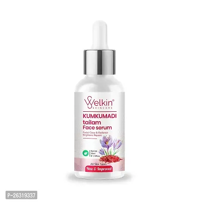 Welkin Skin Care Kumkumadi Tailam Face Oil For Glowing Skin 30ml. Face Serum Beauty Oil For Acne, Pimples, Spots, Black Heads-thumb2