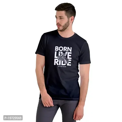 Born Live Ride T Shirt (Medium, Black)