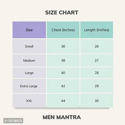 Men Mantra Round Neck Mens T Shirt | Half Sleeves T Shirts for Men | Cotton Rich 180 GSM Regular Fit Mens Tshirt | MAA Graphic Printed Tshirt for Men (Pack of 1)-thumb3