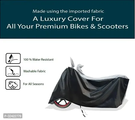 Premium Polyester Waterproof Bike Cover For Bajaj Ct125X-thumb2