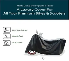 Premium Polyester Waterproof Bike Cover For Bajaj Platina 110Cc-thumb1