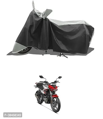 VESMEI - Two Wheeler - Bike Cover for 2024 New Hero Xtreme 125R Bike Cover with Water-Resistant and Dust Proof Premium 190T Fabric_Grey Stripe