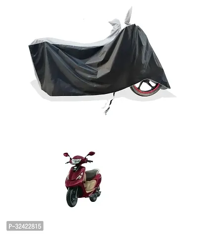 Premium Polyester Waterproof Bike Cover For Tvs Scooty Zest 110-thumb0