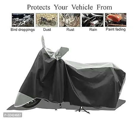 Water Resistant And Dust Proof Polyester Bike Cover For Honda Livo 110-thumb3