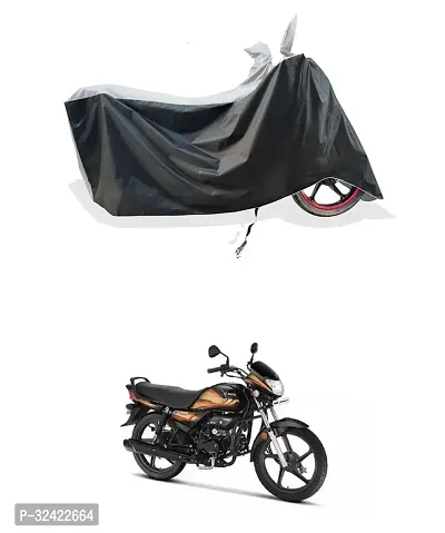 Premium Polyester Waterproof Bike Cover For Hero Hf Deluxe-thumb0