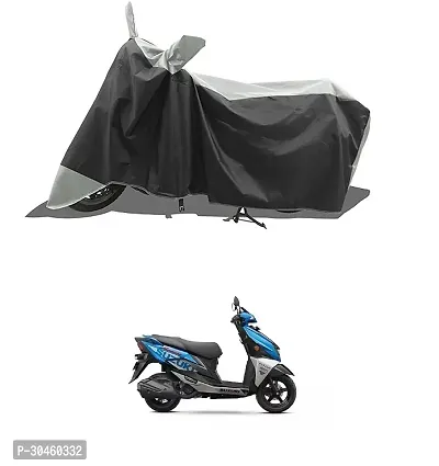 VESMEI - Two Wheeler - Bike Cover for 2024 Suzuki Avenis  BS6 Bike Cover with Water-Resistant and Dust Proof Premium 190T Fabric_Grey Stripe-thumb0