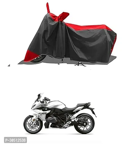 FASTAK - Two Wheeler - Bike Cover for 2024 BMW R1250 RS Bike Cover with Water-Resistant and Dust Proof Premium 190T Fabric_Red Stripe-thumb0