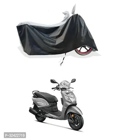 Premium Polyester Waterproof Bike Cover For Hero Pleasure Bs6-thumb0