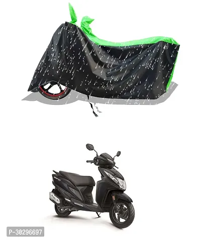 VESMEI - 100% Water-Resistant 2024 Bike Cover for Honda Dio 125 and Dust-Proof Premium Polyester Fabric_Green Stripe Large