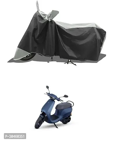 VESMEI - Two Wheeler - Bike Cover for 2024 Ola S1 Pro Gen 2 Bike Cover with Water-Resistant and Dust Proof Premium 190T Fabric_Grey Stripe