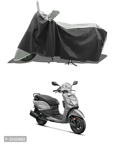 Water Resistant And Dust Proof Polyester Bike Cover For Hero Pleasure Bs6-thumb0