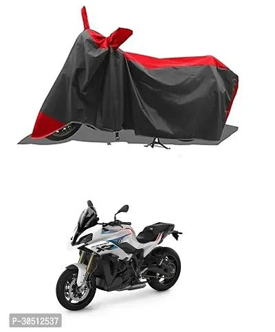 FASTAK - Two Wheeler - Bike Cover for 2024 BMW S1000 XR Bike Cover with Water-Resistant and Dust Proof Premium 190T Fabric_Red Stripe-thumb0