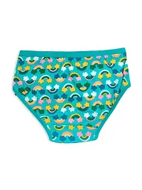 D'chica Printed Cotton Panties for Women  Girls Pack of 3, Comfortable Mid-Waist Hipster Panty with Soft Stretchable Inner Elastic | Kids/Teenagers Full Coverage Breathable Briefs, Underwear-thumb3