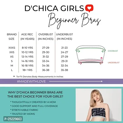 Buy D'chica Slip-on Strapless Bra for Teenagers, Girls Beginners