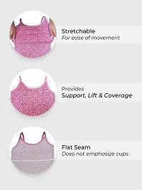 D?Chica Padded Camisole Bra for Women's  Girls | Women Sleeveless Undershirts Cami Vest with Adjustable Straps | Cotton Camisole Tank Top/Innerwear for Girls (Pack of 1)-thumb2