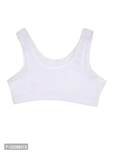 D'chica Sports Bra for Women  Girls, (Pack of 1) Cotton Non-Padded Full Coverage Beginners Wire-Free T-Shirt Gym Workout Bra with Regular Broad Strap, Activewear Training Bra for Teenagers-thumb5