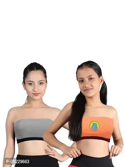 Buy D'chica Slip-on Strapless Bra for Womens Girls, Cotton Non-Padded Full  Coverage Wire Free Tube Bra for Low-Cut Tops, Dresses, Off Shoulder/Crop  Tops Western Outfits (Pack of 2) Online In India At