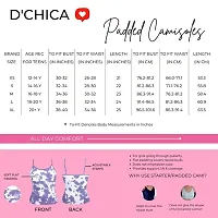 D?Chica Padded Camisole Bra for Women's  Girls | Women Sleeveless Undershirts Cami Vest with Adjustable Straps | Cotton Camisole Tank Top/Innerwear for Girls (Pack of 1)-thumb1