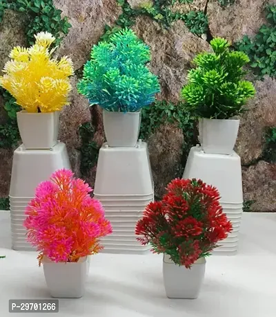 Artificial Flower Pots for Home Decor - Assorted Color