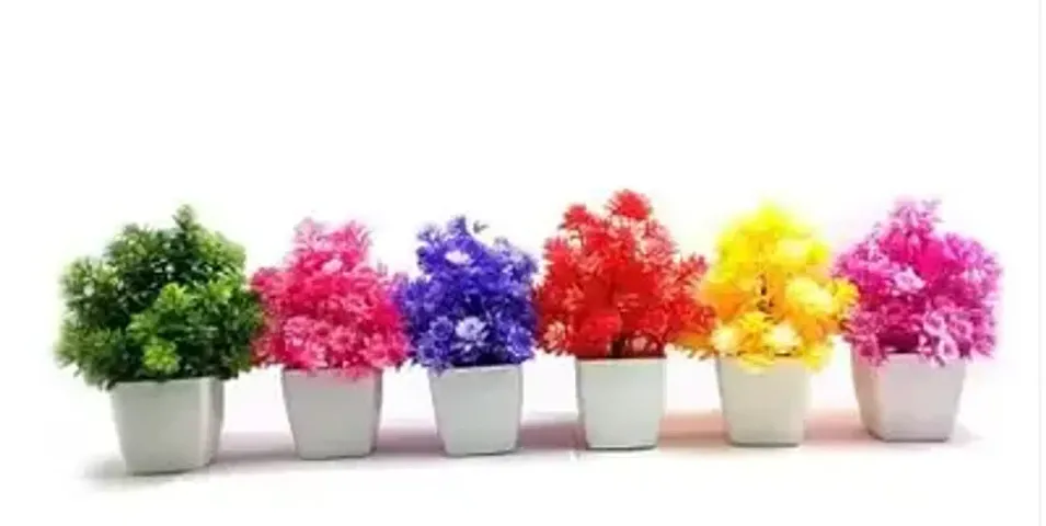 Set of 6- Artificial Plants