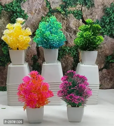 Artificial Flower Pots for Home Decor - Assorted Color-thumb0