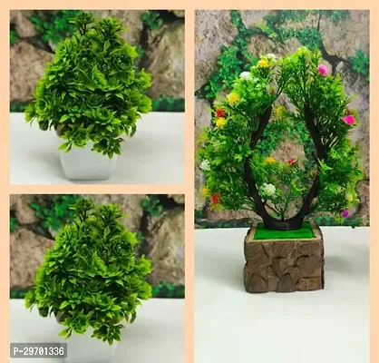 Artificial Flower Pots for Home Decor - Assorted Color