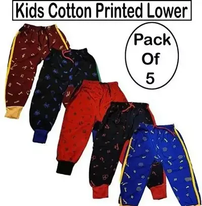 Stylish Pyjama Bottom For Kids- Pack Of 5